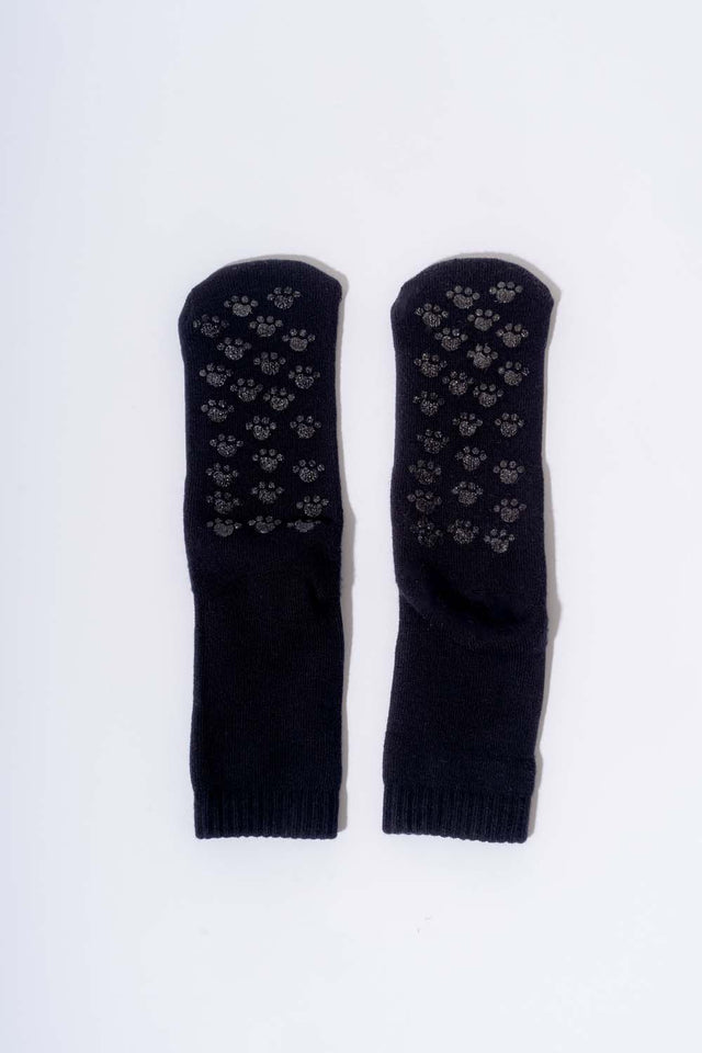 Non-slip sock for adults in organic cotton terry