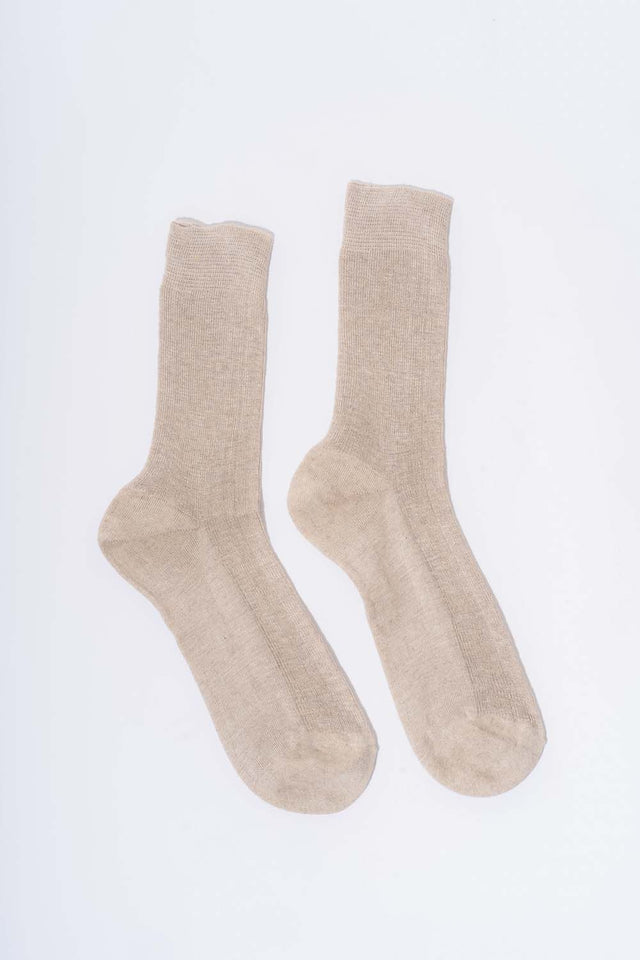 Short socks in hemp and organic cotton