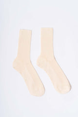 Short socks in natural organic cotton