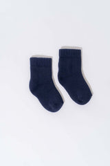 Short socks in organic cotton terry