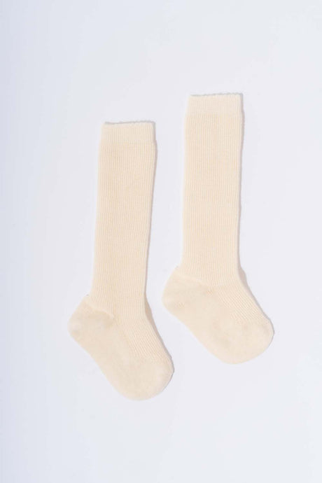 Lightweight long socks in organic cotton