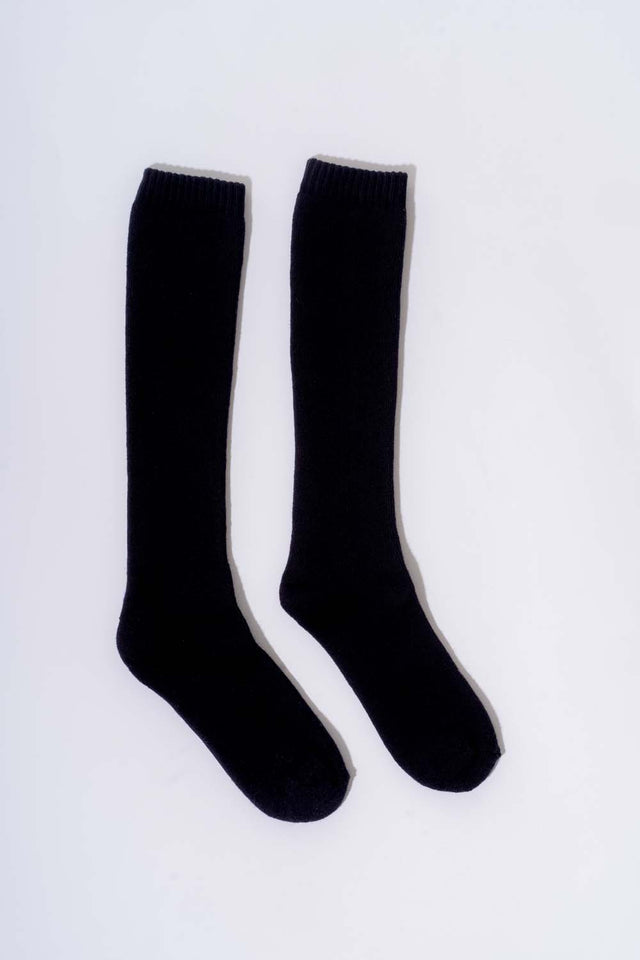 Long organic cotton terry socks