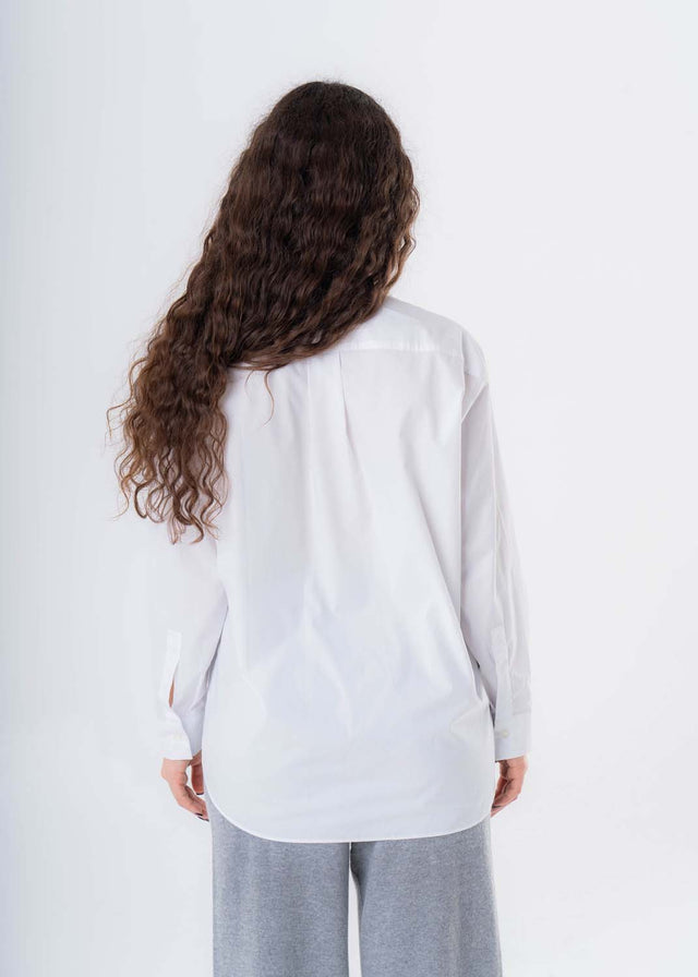 Women's basic shirt in pure organic cotton