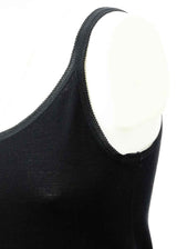 Women's Organic Wool and Silk Narrow Strap Tank Top