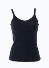 Women's Organic Wool and Silk Narrow Strap Tank Top