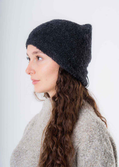 Cappello Greta da donna in Lana Bouclè e Seta