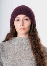 Greta hat for women in Bouclè Wool and Silk