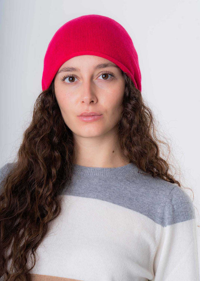 Cappello morbido in lana responsabile e cashmere