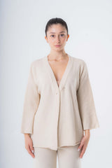 Cardigan da donna in Cashmere riciclato