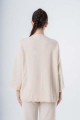 Cardigan da donna in Cashmere riciclato