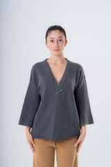 Cardigan da donna in Cashmere riciclato