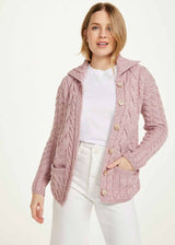 Cardigan da donna in lana merinos supersoft con bottoni