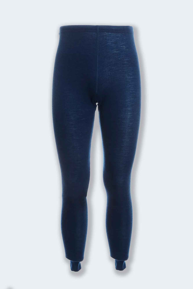 Leggings Unisex Blu in pura lana biologica