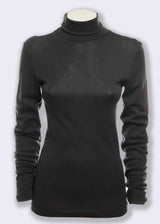 Women's Organic Wool and Silk Turtleneck Sweater