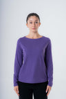 Women's Boat Neck Sweater in Pure Organic Cotton