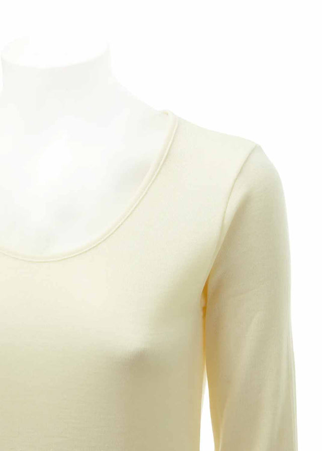 Women's Organic Wool and Silk Long Sleeve Sweater