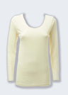 Women's Organic Wool and Silk Long Sleeve Sweater