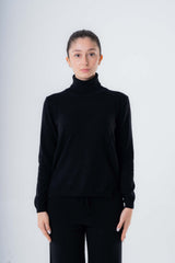 Women's Recycled Cashmere Turtleneck Sweater