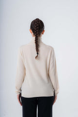 Women's Recycled Cashmere Turtleneck Sweater