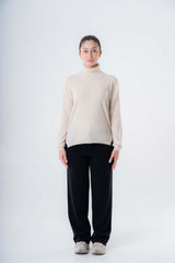 Women's Recycled Cashmere Turtleneck Sweater