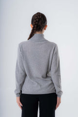 Women's Recycled Cashmere Turtleneck Sweater