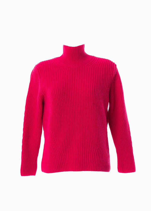 Maglione Dolcevita over da donna in lana responsabile e cashmere