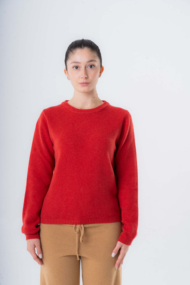 Maglione Girocollo da donna in Cashmere riciclato