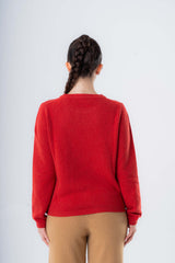 Maglione Girocollo da donna in Cashmere riciclato