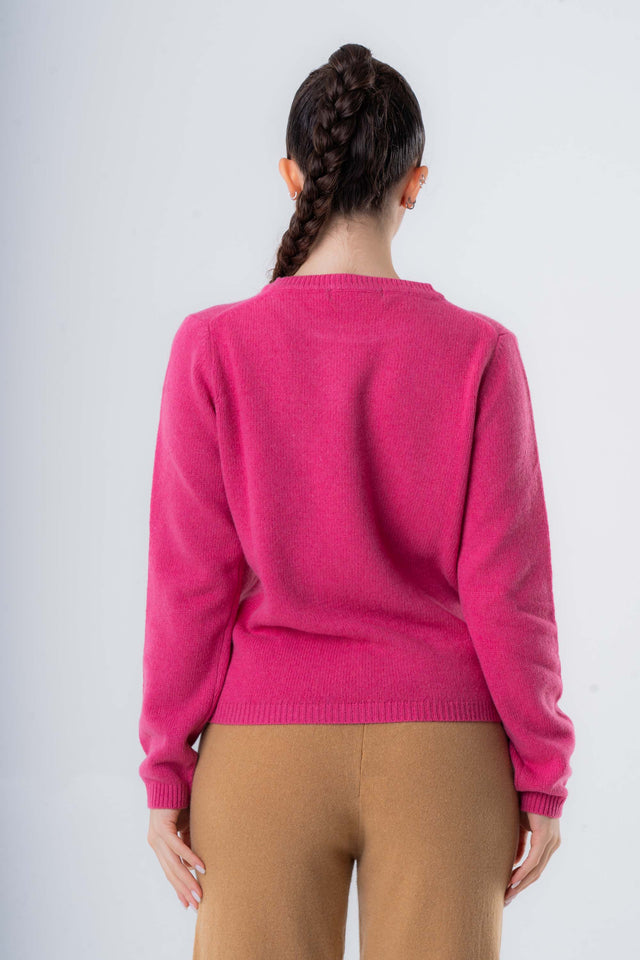 Maglione Girocollo da donna in Cashmere riciclato