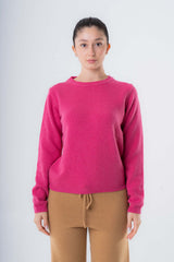 Maglione Girocollo da donna in Cashmere riciclato