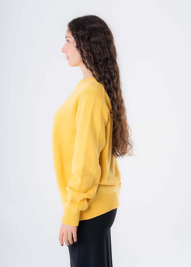 Women's Crewneck Sweater in Responsible Wool and Cashmere