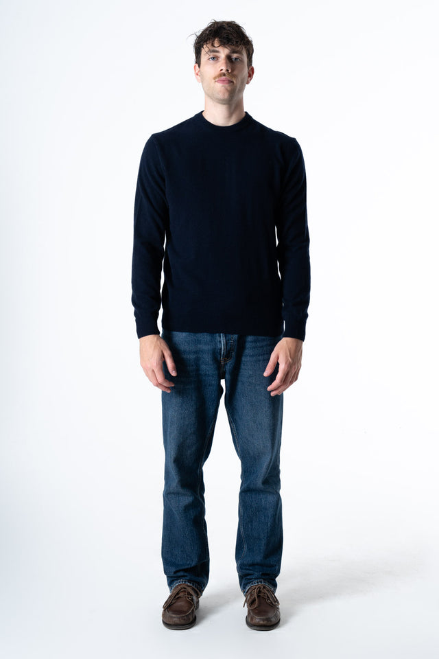 Men's Crewneck Sweater in Recycled Cashmere