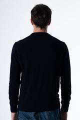 Men's Crewneck Sweater in Recycled Cashmere