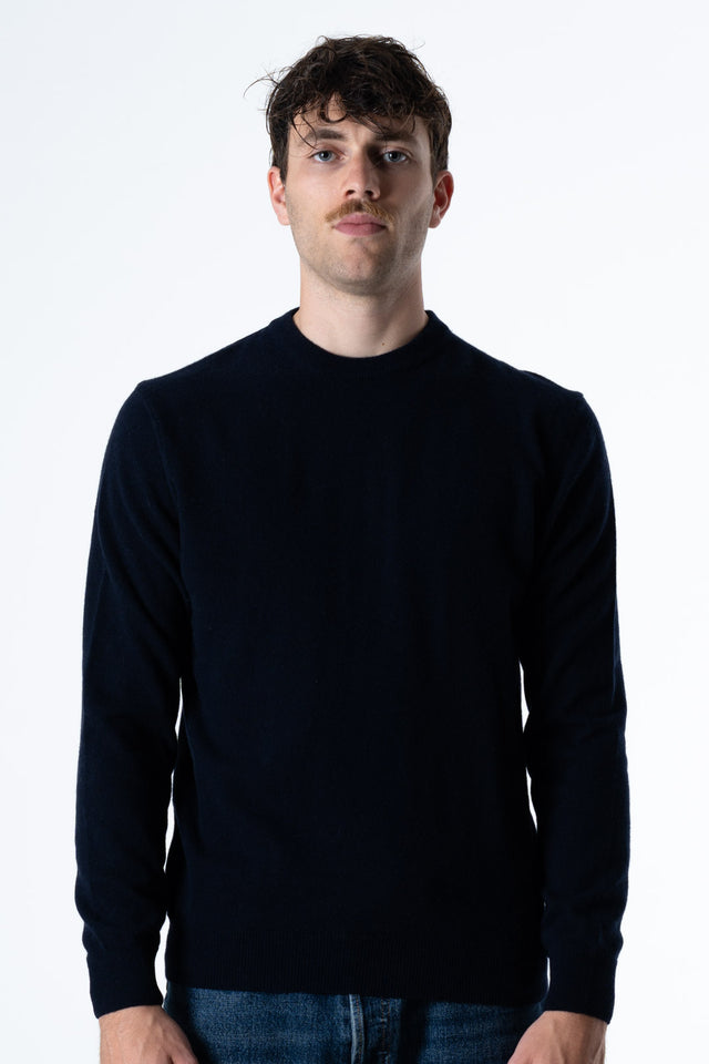 Men's Crewneck Sweater in Recycled Cashmere