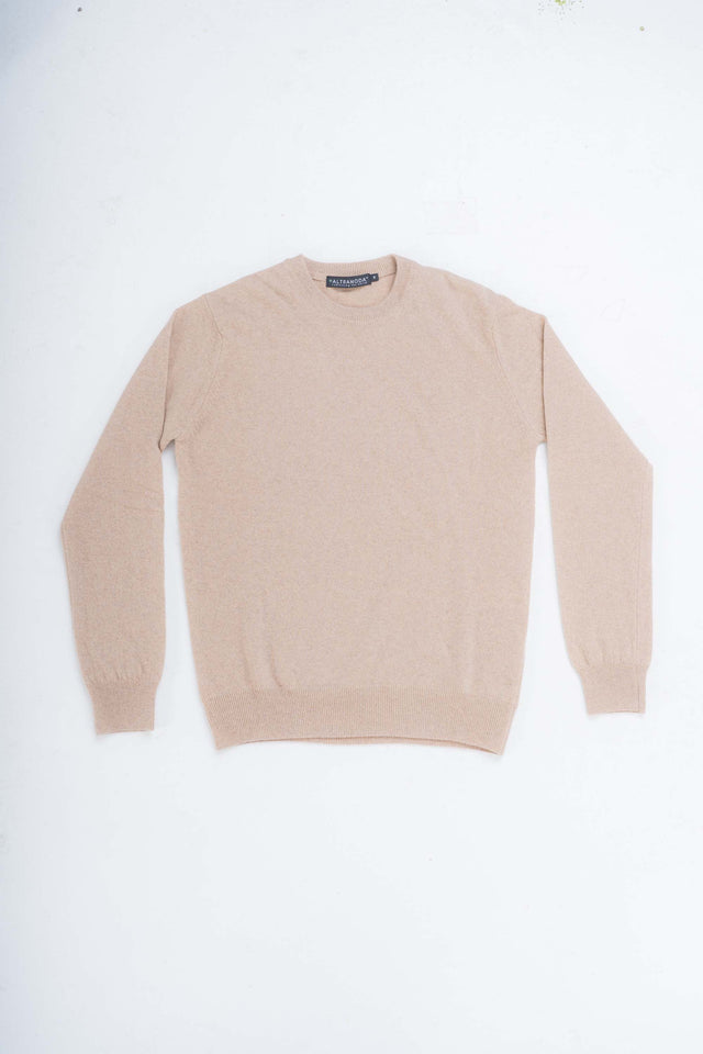 Men's Crewneck Sweater in Recycled Cashmere