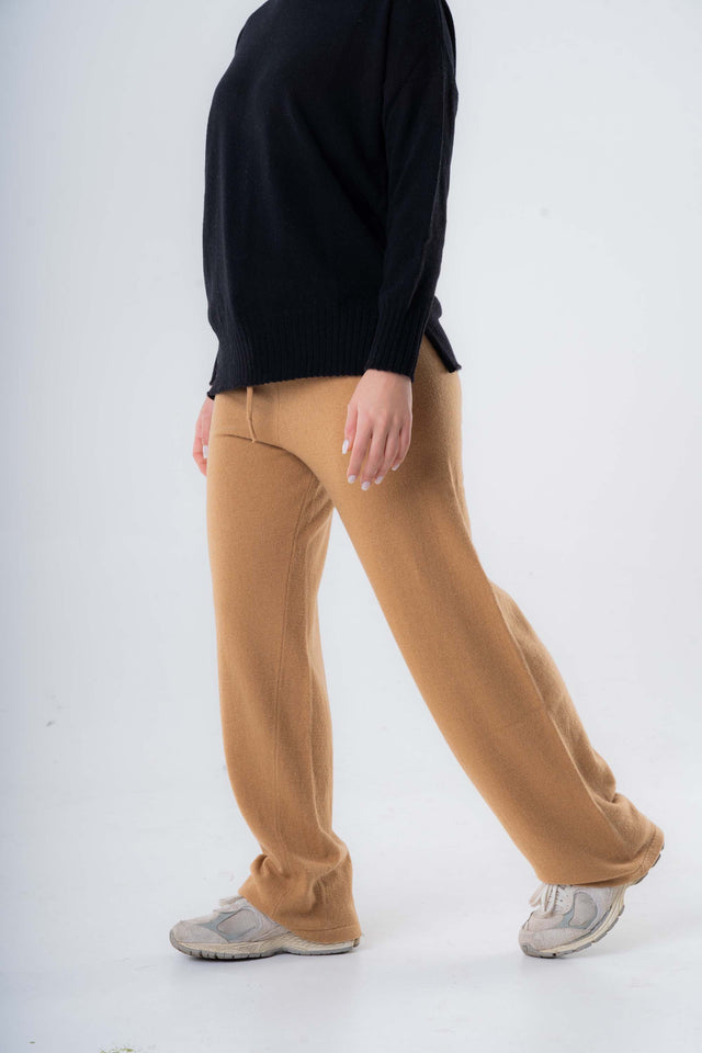 Pantaloni Palazzo da donna in Cashmere riciclato