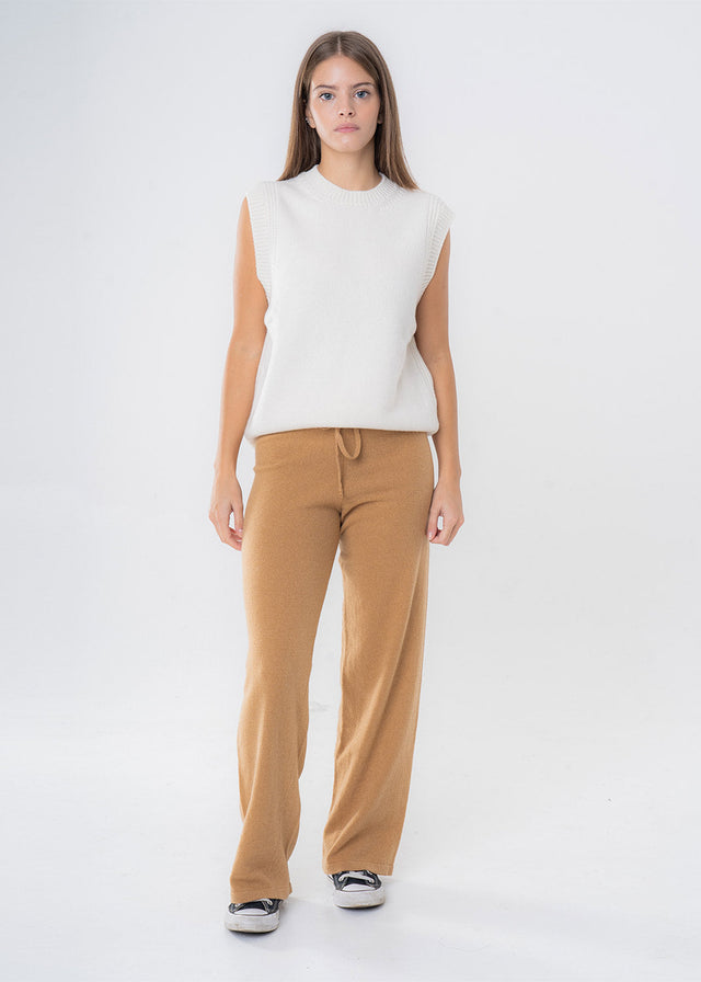 Women's Palazzo Pants in Recycled Cashmere