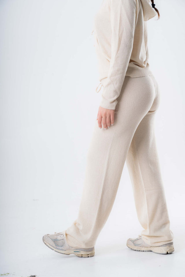 Pantaloni Palazzo da donna in Cashmere riciclato