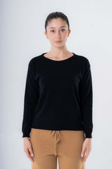 Pullover Girocollo da donna in Cashmere riciclato