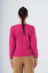 Pullover Girocollo da donna in Cashmere riciclato