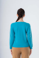 Pullover Girocollo da donna in Cashmere riciclato