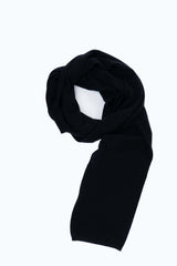 Responsible wool and cashmere sleeve shrug scarf