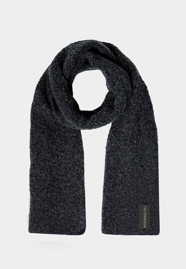 Greta Women's Scarf in Bouclè Wool and Silk