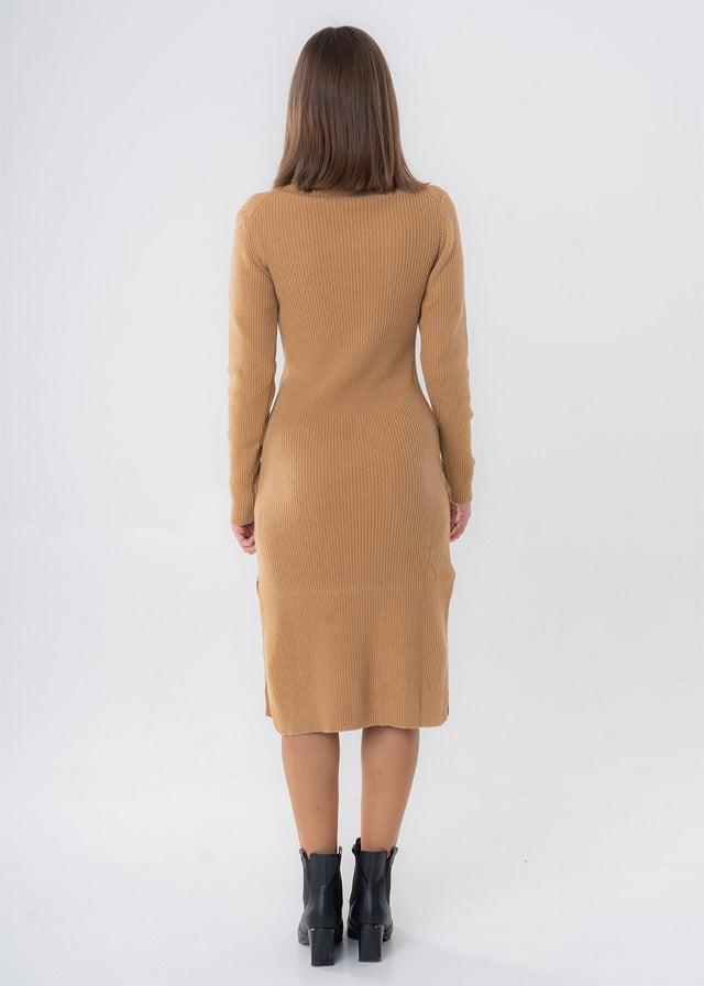 Women's Recycled Cashmere Turtleneck Dress