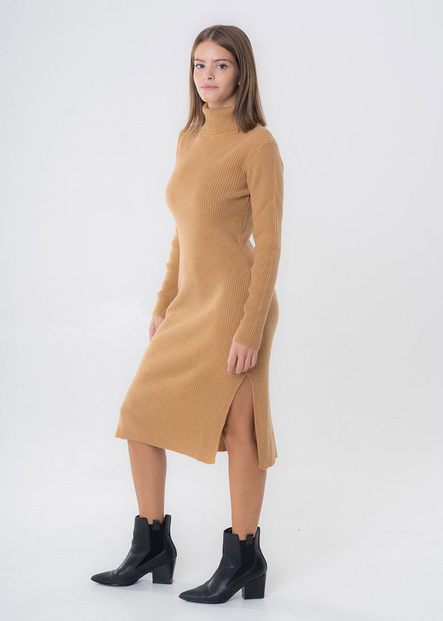 Vestito Dolcevita da donna in Cashmere riciclato