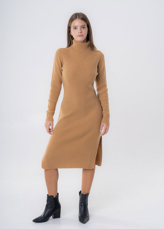 Women's Recycled Cashmere Turtleneck Dress