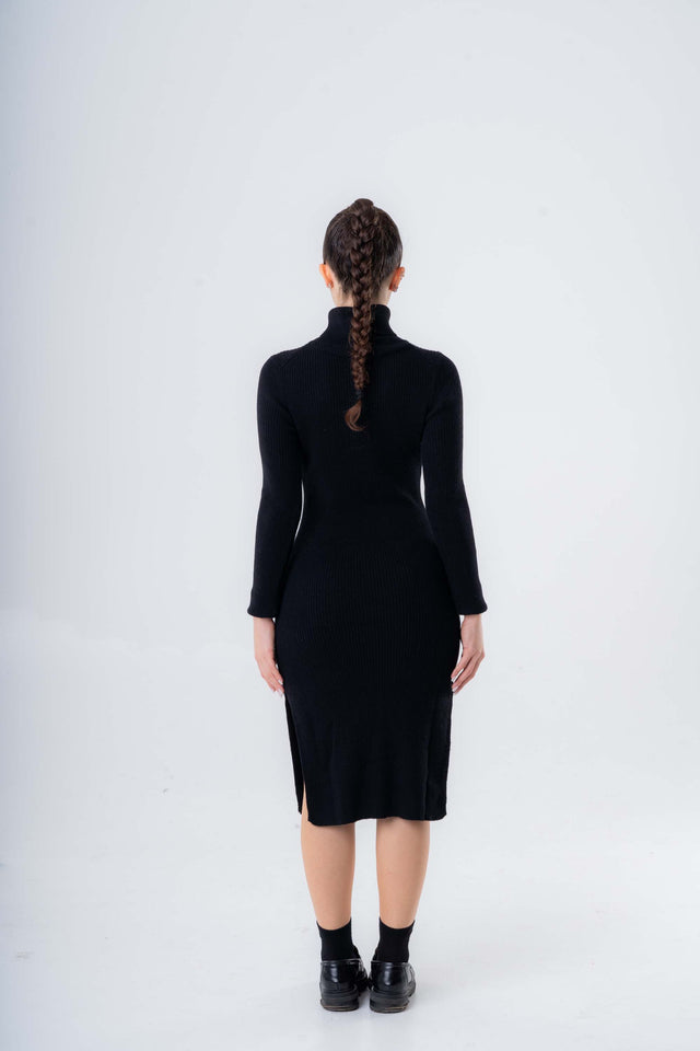 Women's Recycled Cashmere Turtleneck Dress