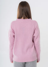 Women's V-Neck Sweater in Wool and Cashmere