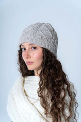 Supersoft merino wool hat with pom pom