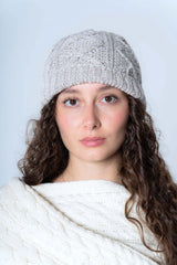 Supersoft merino wool hat with pom pom